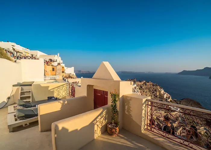 Villa Poseidon Mansion Sunset Oia 